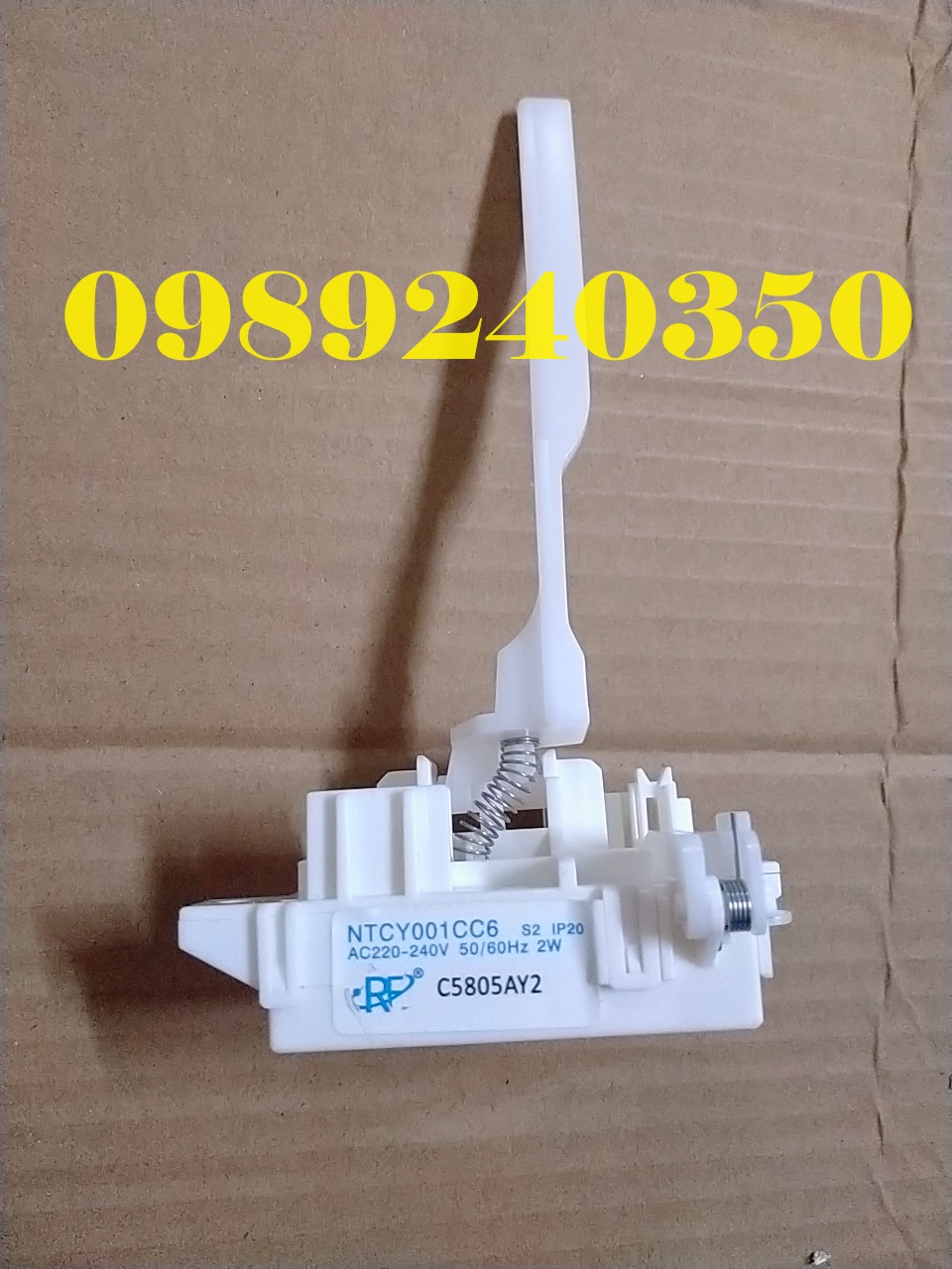 Công tắc khóa cửa máy giặt hitachi sf - 90xa 9kg cửa đứng mới hãng