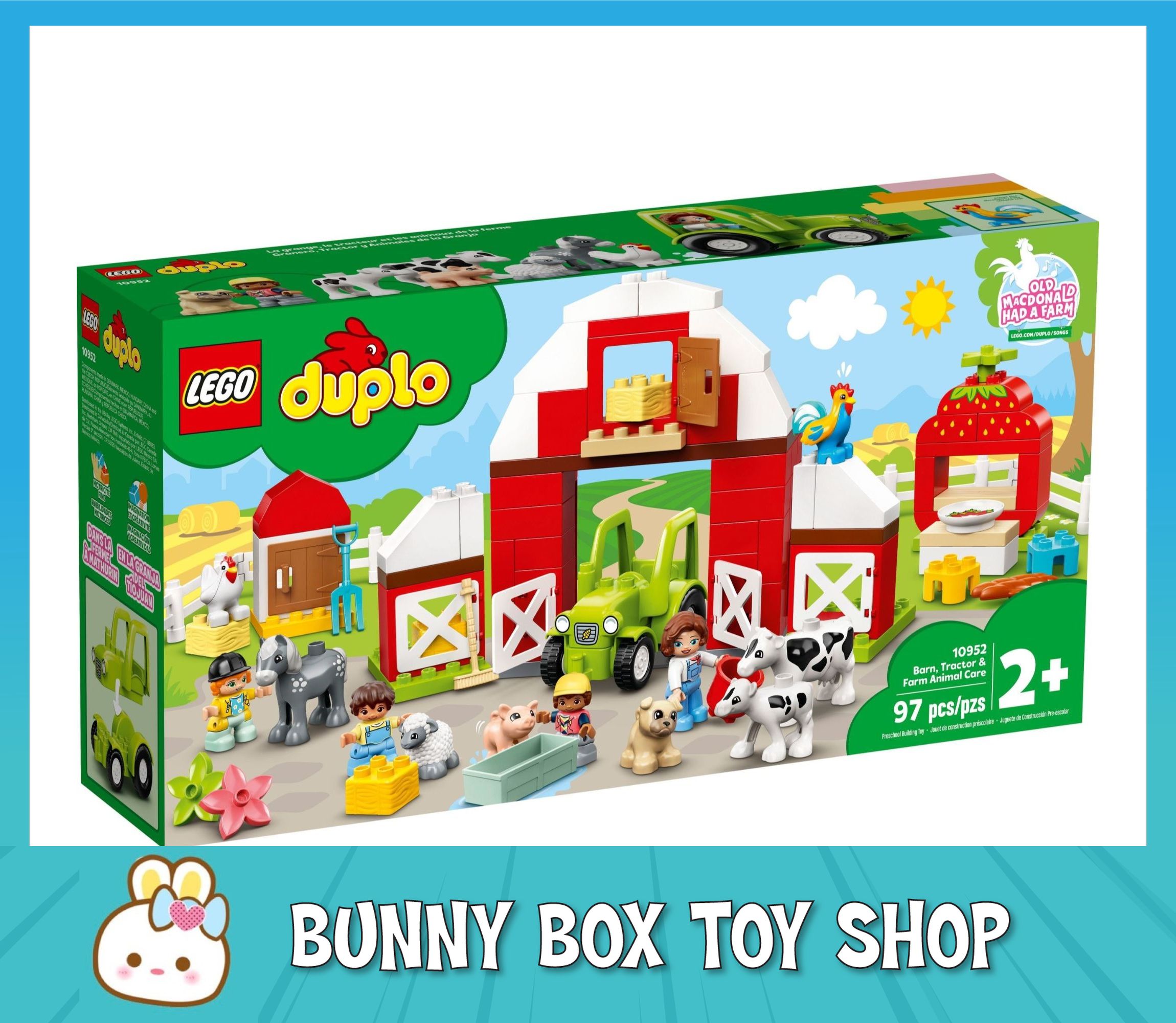 Genuine] LEGO Duplo 10952 Barn, Tractor 