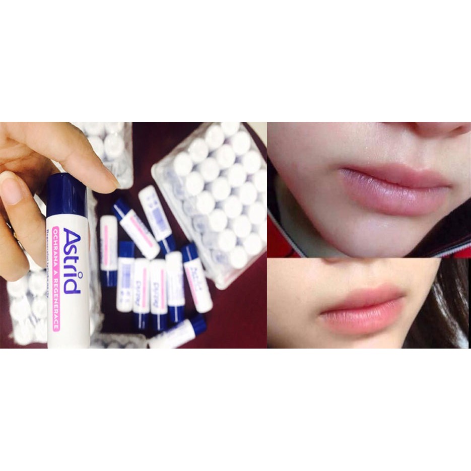 Son dưỡng môi mỡ hươu Astrid thỏi màu trắng