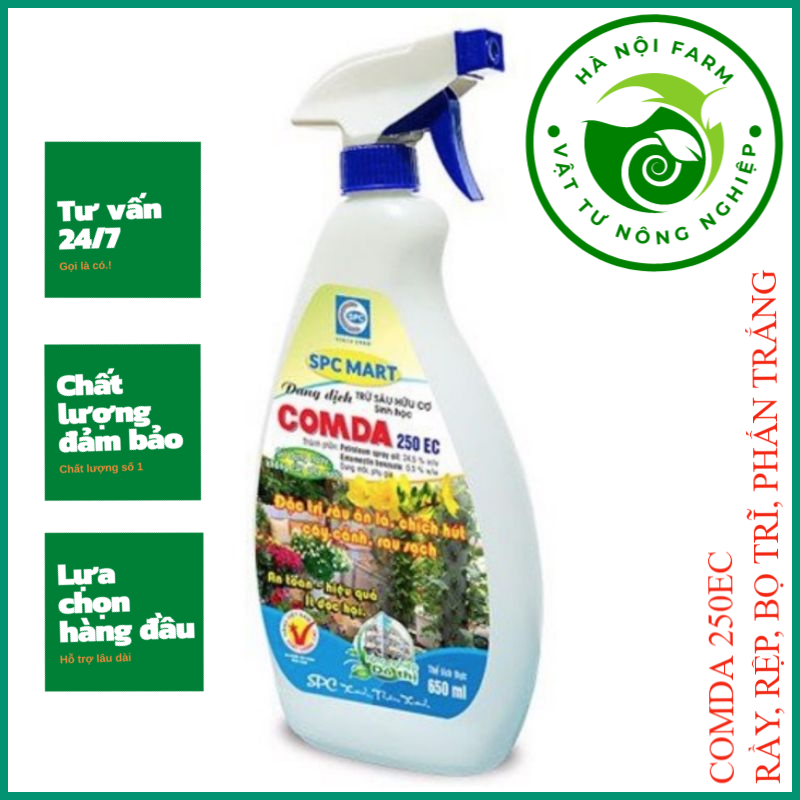 chai xịt hữu cơ COMDA(650ml)  trừ sâu ăn lá, bọ trĩ, rệp..