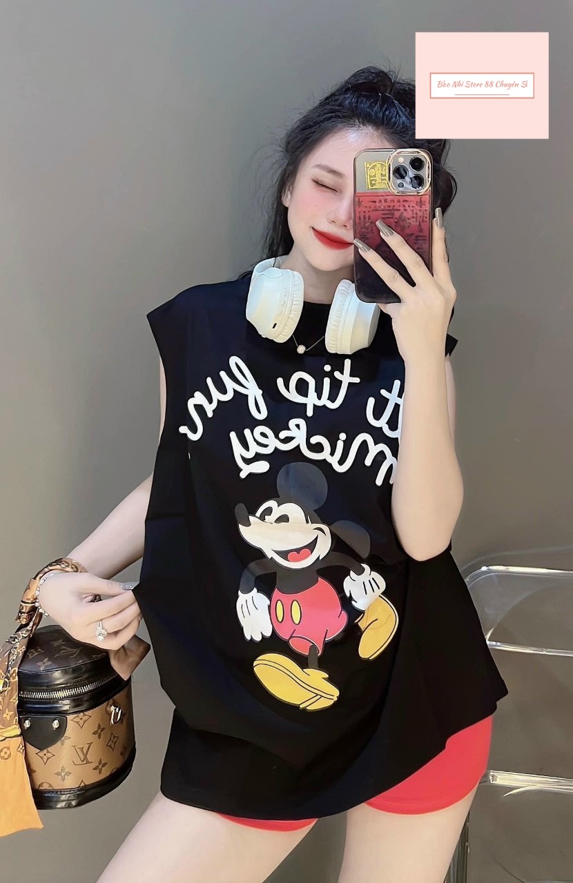 COMBO 2 Set bộ đùi chất cotton hình Micky