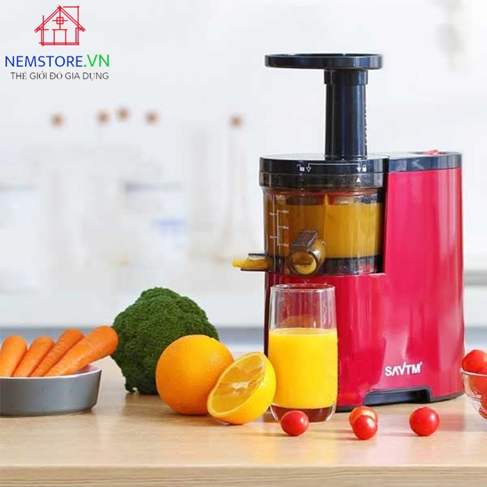 MÁY ÉP CHẬM ÉP TRÁI CÂY SATVM JE07 VẮT KIỆT BÃ [BẢO HÀNH 6 THÁNG]