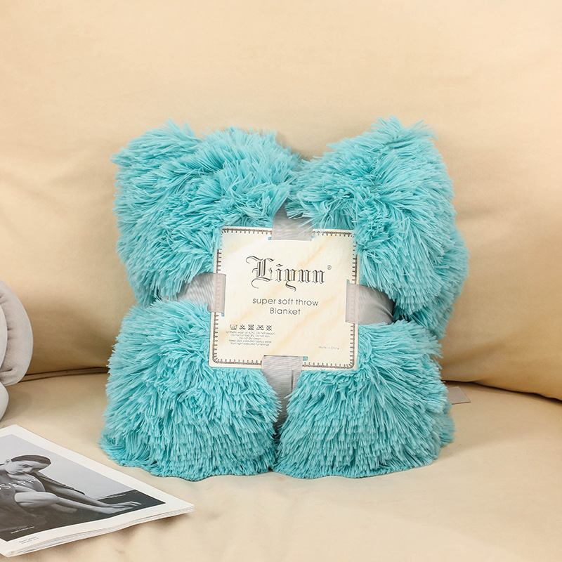 Summer office ins-style blanket velvet blanket home single Internet celebrity nap sofa blanket wedding gift blanket.