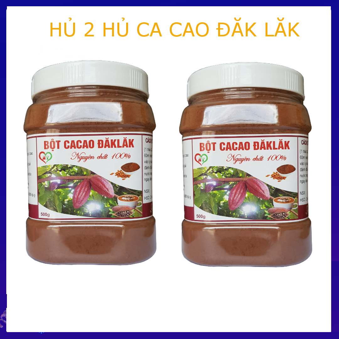 BỘT CACAO 100% NGUYÊN CHẤT ĐẮK LẮK 500G