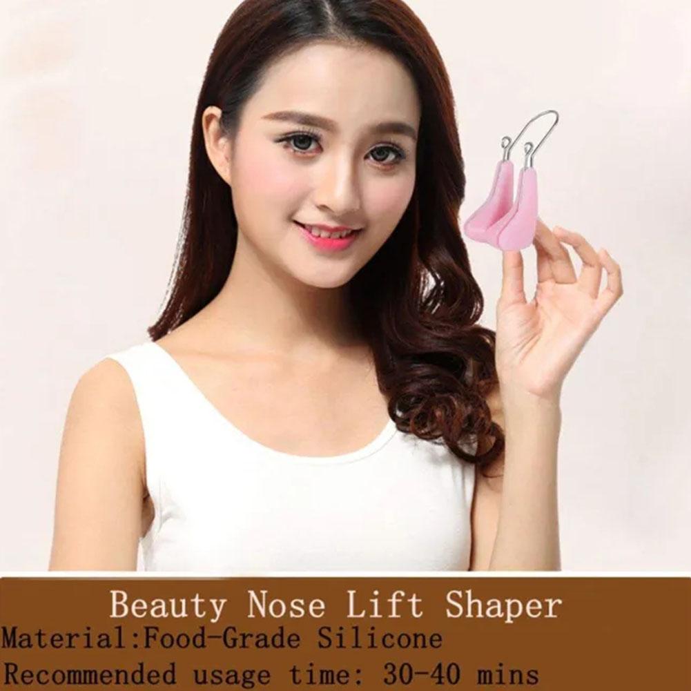 Nose Shaper Lifter Clip Nose Beauty Up Lifting Soft Safety Silicone Nose Bridge Straightener Corrector.