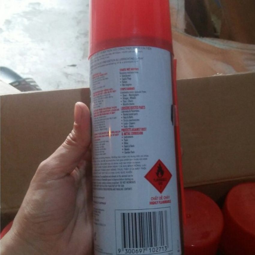 Chai xịt tẩy rỉ sét, bôi trơn RP7