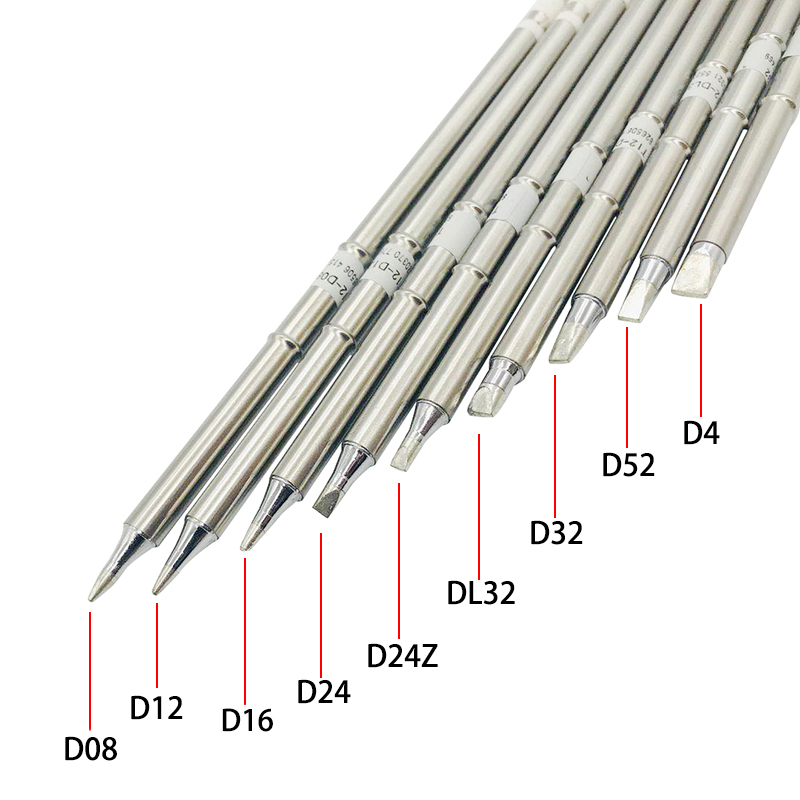 T12 D Series Soldering Solder Tips T12 Series Tip For Hakko Fx951 Stc ...