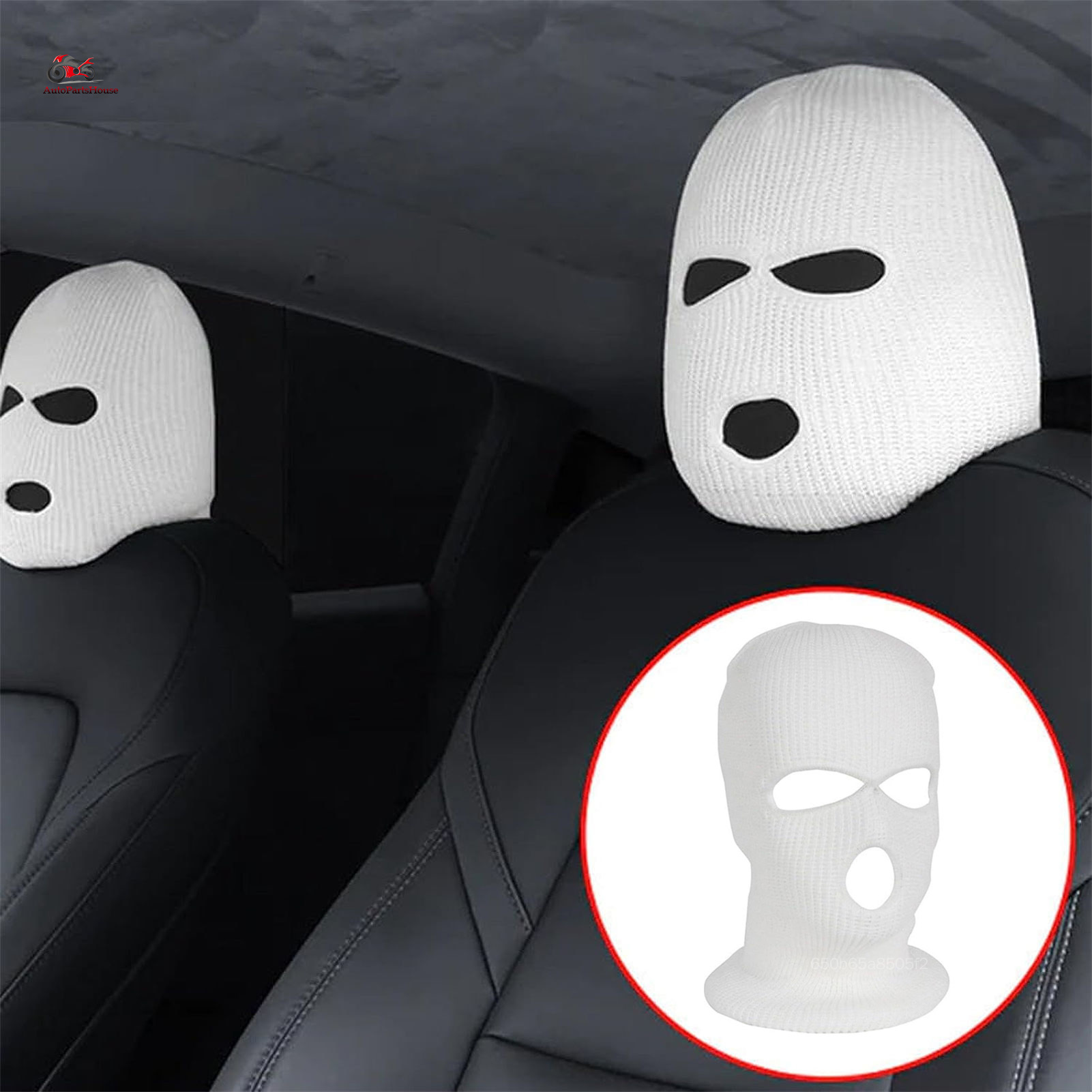 Fun Auto Headrest Covers Elastic Head Rest Protector Cover For Rear/Front Seats for Car Interior DecorationFun Auto Headrest Covers Elastic Head Rest Protector Cover For Rear/Front Seats for Car Interior Decoration DFTY-MY