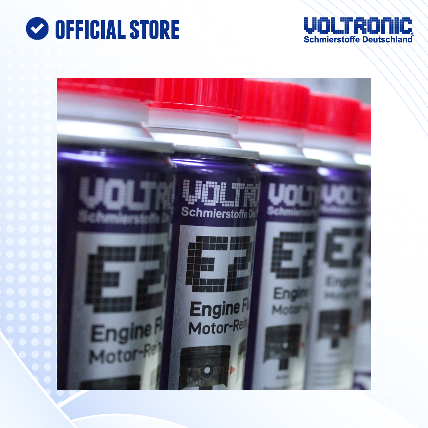 PHỤ GIA VỆ SINH SÚC RỬA ĐỘNG CƠ NHẬP KHẨU ĐỨC VOLTRONIC E20 ENGINE FLUSH