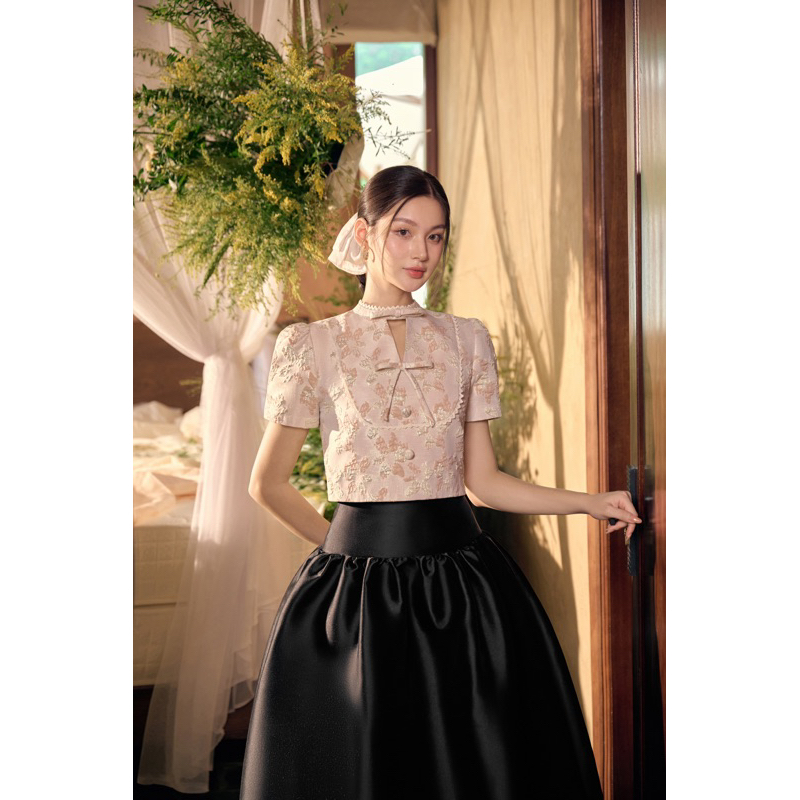 CÉLESTE - Áo gấm Joyce Top (2 màu)