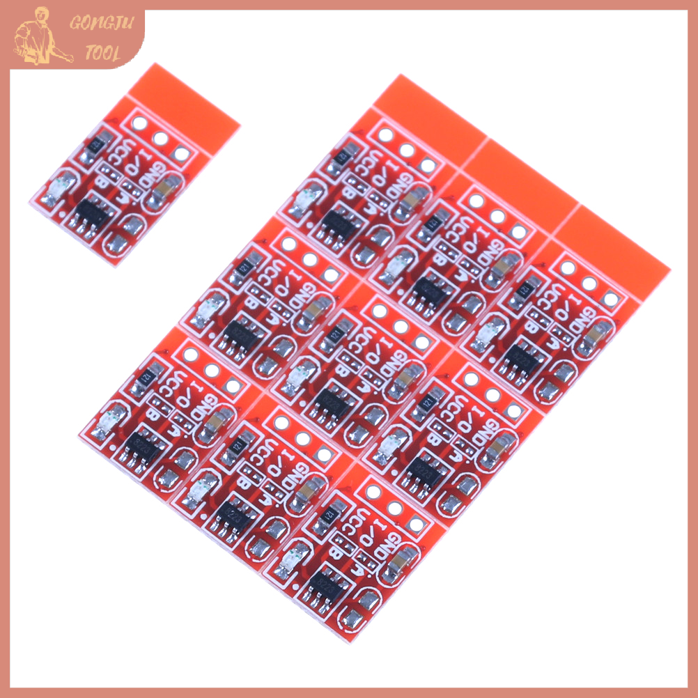 🔨 TOOL 10Pcs TTP223 Capacitive Touch Switch Button Self-Lock Module