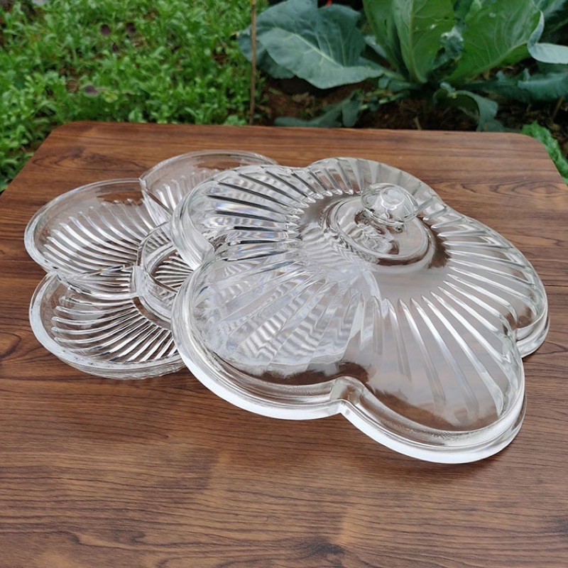 Khay đựng mứt, bánh kẹo, nhựa pha lê cao cấp