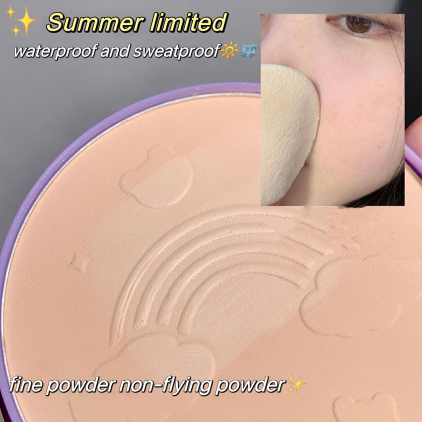 Oil Control Pressed Makeup Powder Matte Face Powder Long Lasting Flawless Setting Powder
