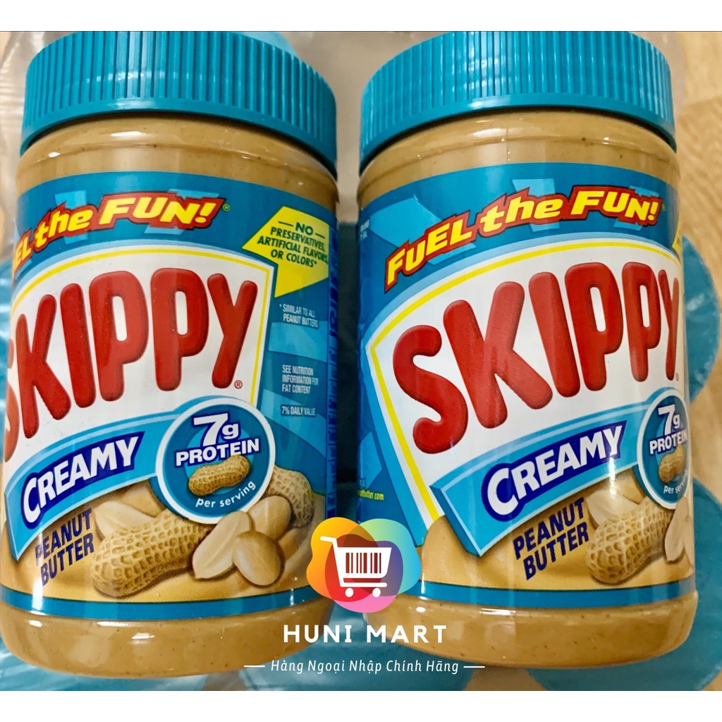 [THƠM, BÉO] BƠ ĐẬU PHỘNG SKIPPY 462g