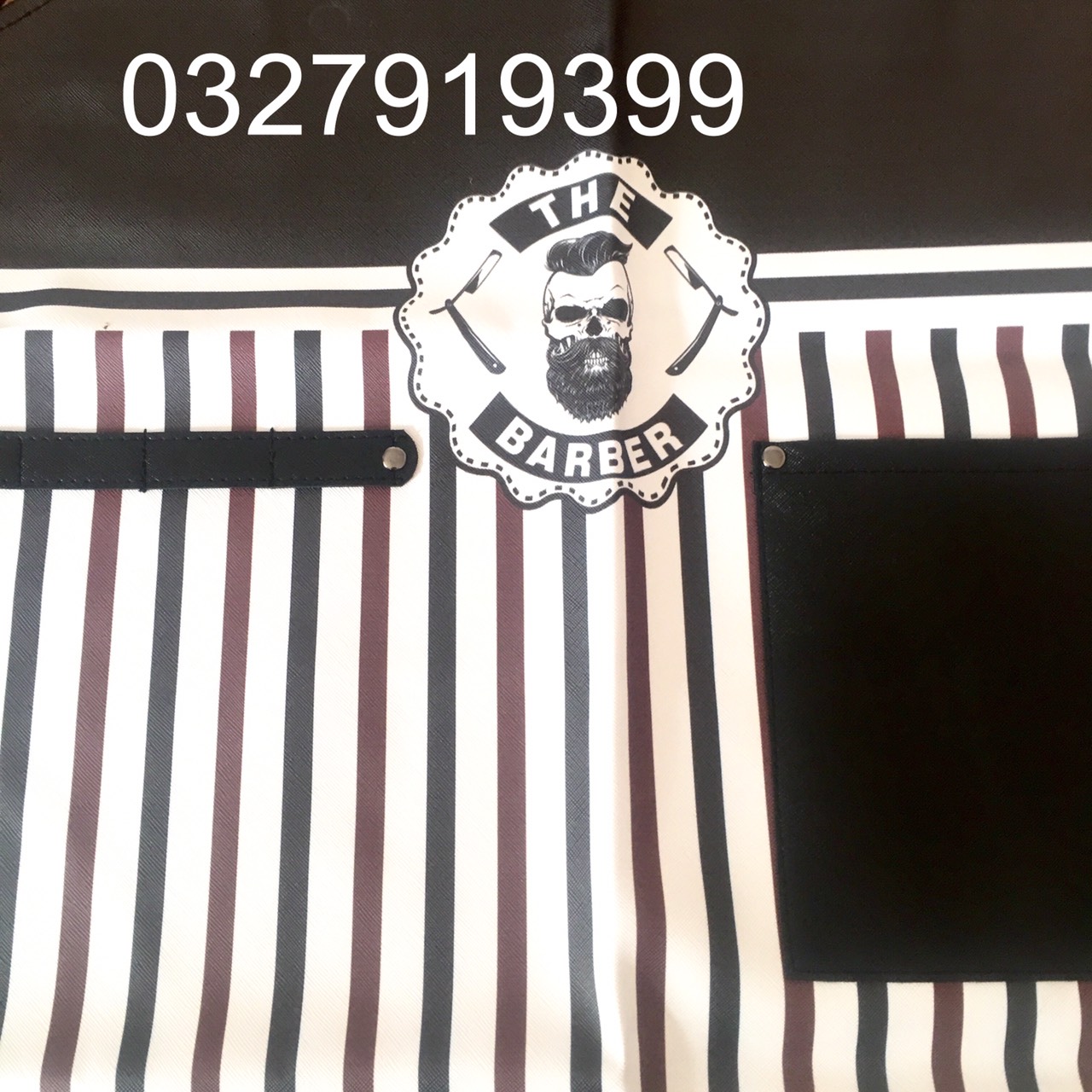 Tạp dề mặc cắt tóc BARBER - hàng cao cấp