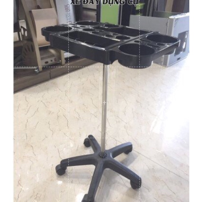Xe đẩy đựng dụng cụ salon làm tóc 1 khay