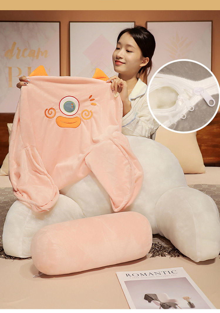 Cushion pillow bedroom sofa waist sleeping pillow dormitory bedside pillow