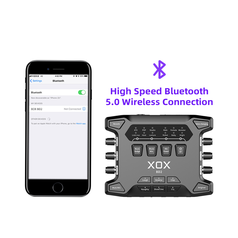 Sound Card Bluetooth/48V XOX BD2