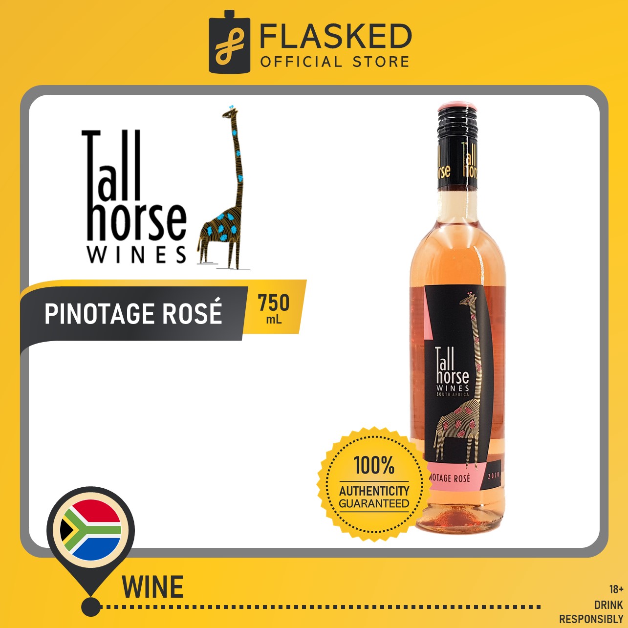 Tall Horse Pinotage Rose Wine 750mL Lazada PH