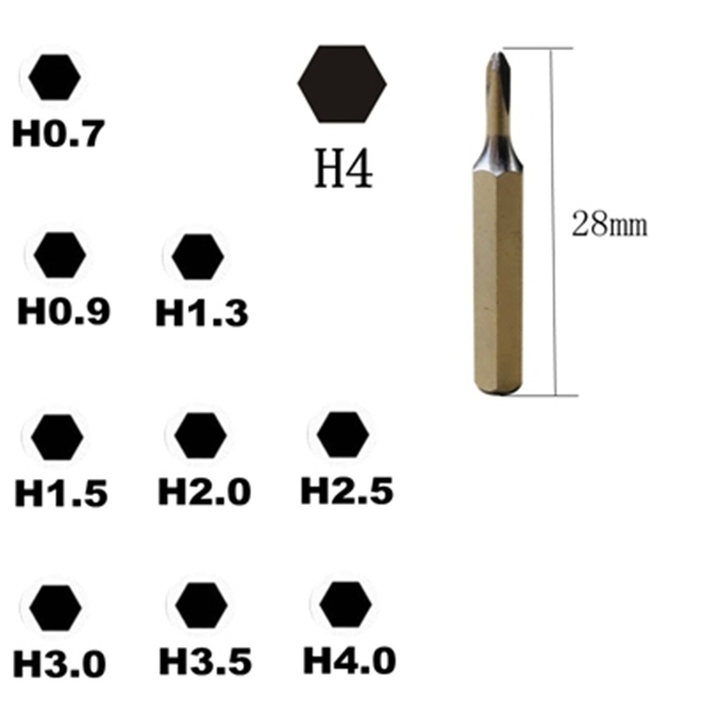 TOOLSOUT Hexagonal Handle Screwdriver Hex Screwdriver Bits Hex Shank Small Power Tools 28mm