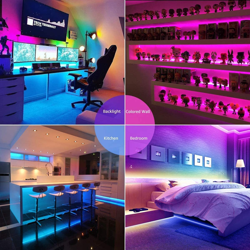 Luces Led Strip Room Decoration 5050 Tv Backlight Bluetooth Neon ...