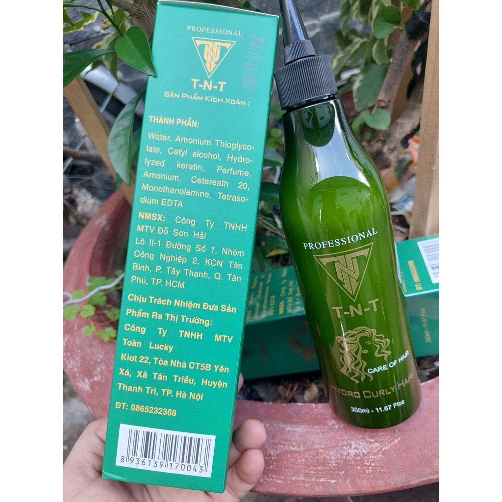Kích xoăn tóc TNT Hydro Curl Hair 350ml