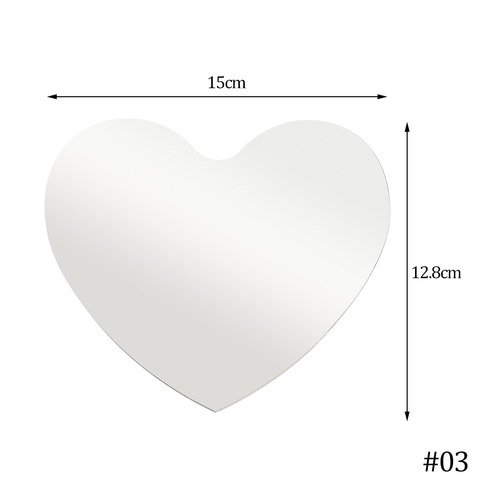Hittime Ins Photo Props Acrylic Mirror Reflection Board Reflector Photography Props Shooting Background Ornaments Posing Props