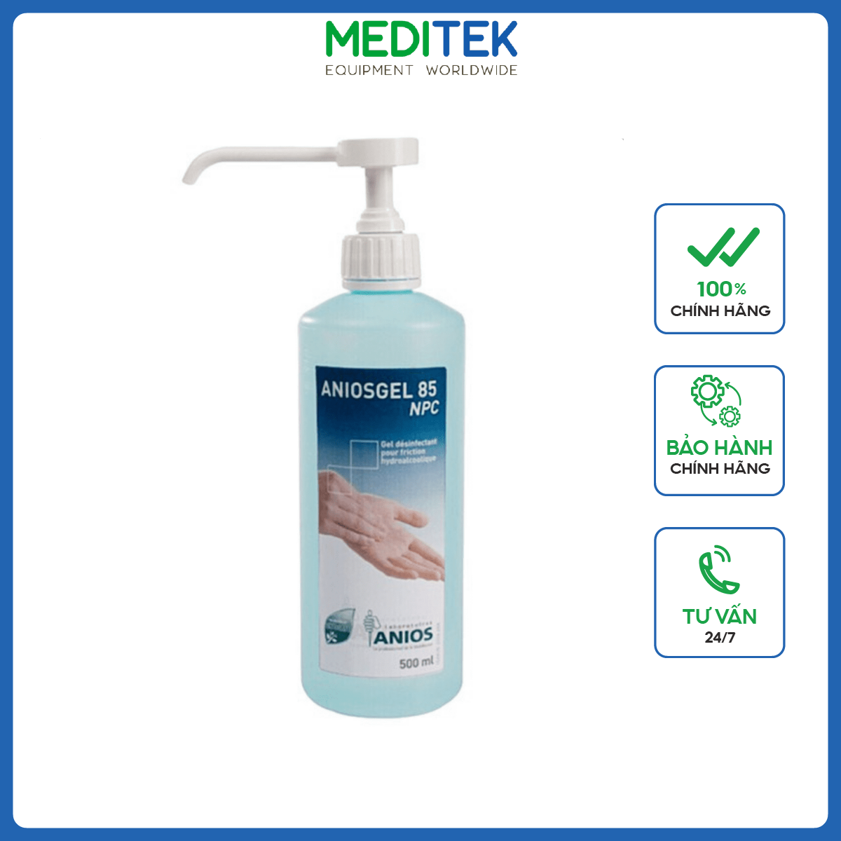Dung dịch Sát Khuẩn Tay Aniosgel 85Npc 500ml