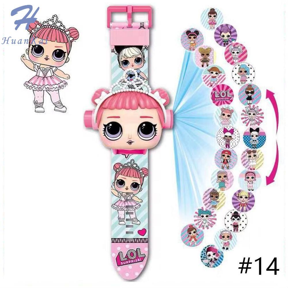 1PC Children's Watches Cartoon Car 24 Projection Pattern Digital Watch For Boys Girls LED Kids Clock Toys Xmas Gift