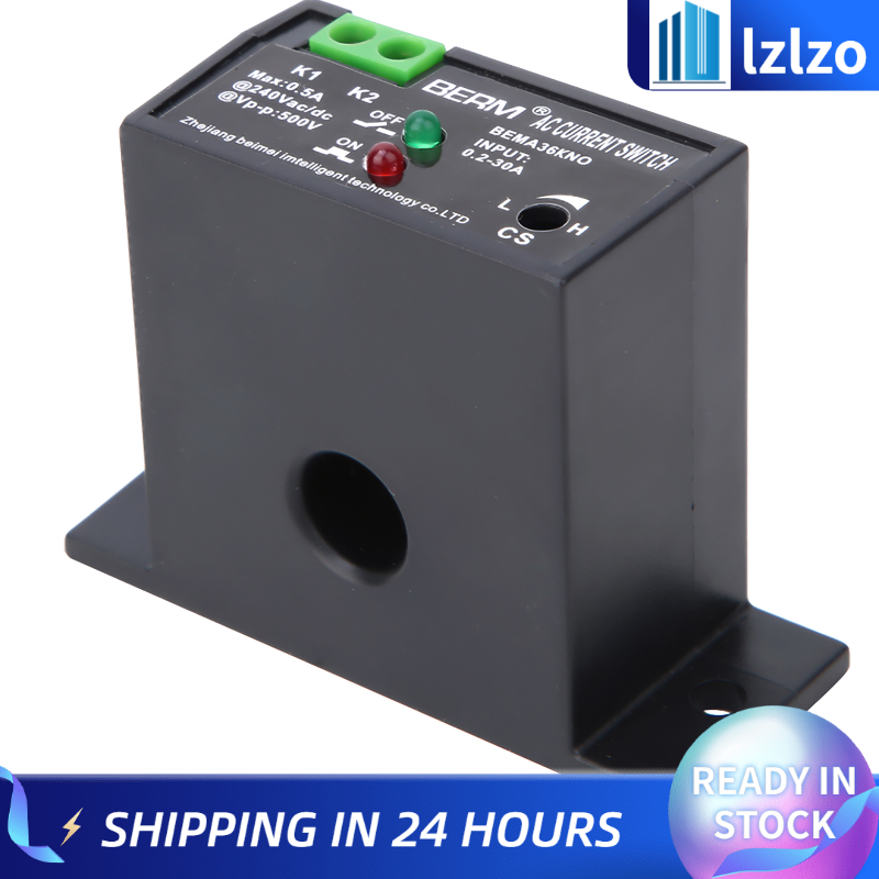 Flameproof Adjustable AC Current Sensing Switch 0.2~30A Self-Powered Sensing Normally Off Sensing Switch Switch