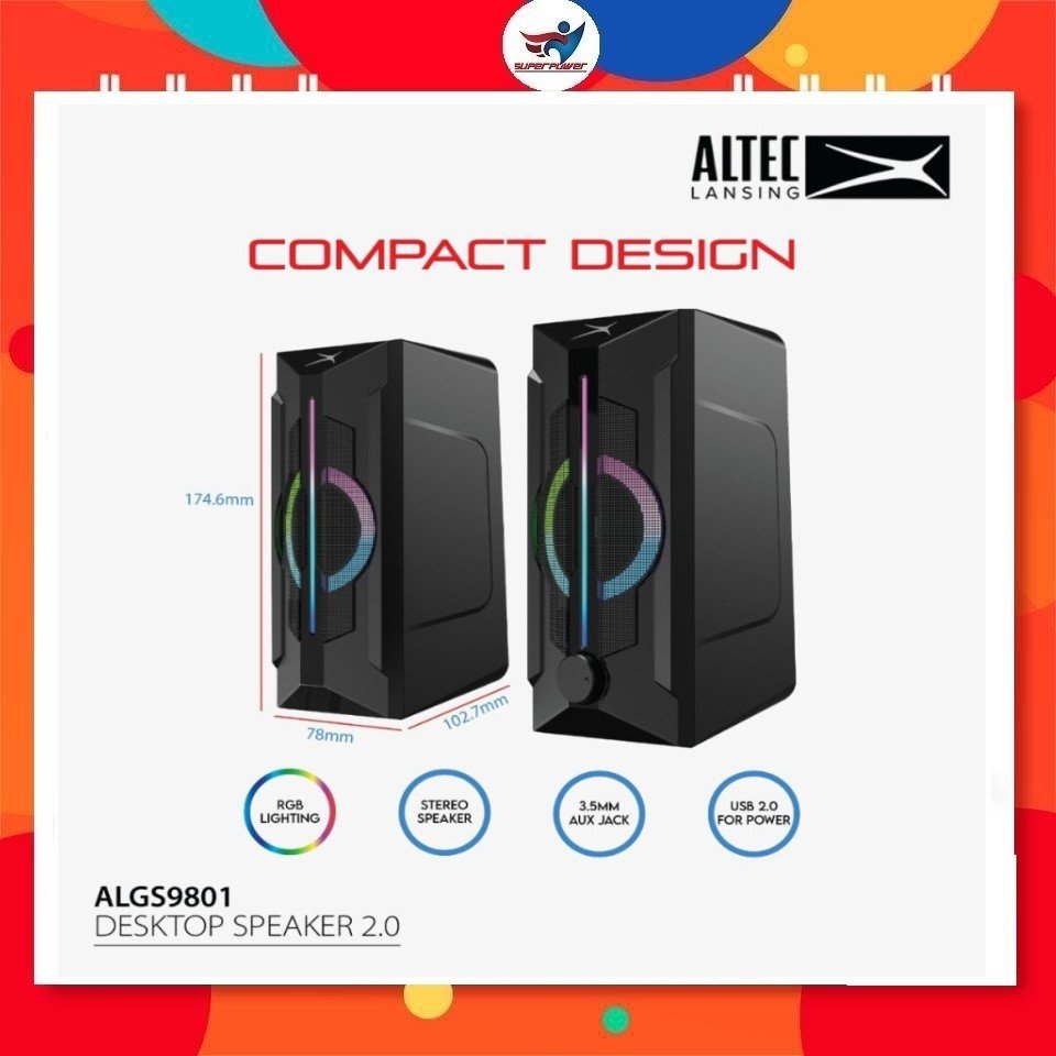 Loa vi tính - loa altec lansing algs 9801