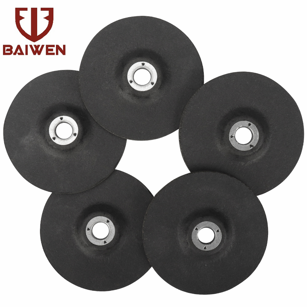 Bai wen 75mm 3" inch grinding discs wheels metal steel sanding for angle grinder 1/2/5/10pcs