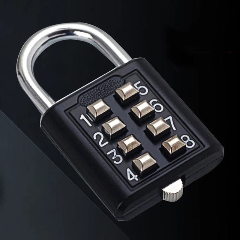 KIPRUN Ổ Khóa Kết Hợp Mã Số Mật Khẩu 8 Chữ Số Vali Hợp Kim Kẽm Cho Hành Lý Du Lịch Mã Khóa Thông Minh Khóa Mã Chống Trộm Có Khóa