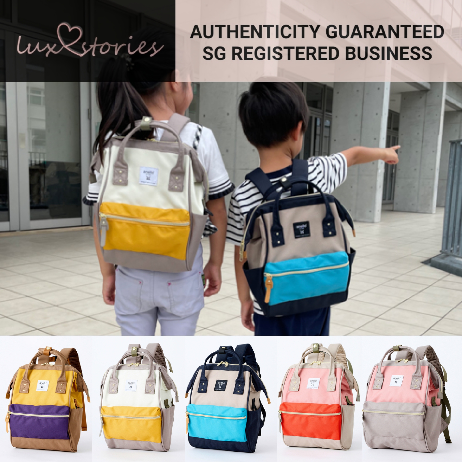 anello kid backpack PRE-ORDER ANELLO CROSS BOTTLE Clasp Rucksack Backpack (KIDS) ATB4373R