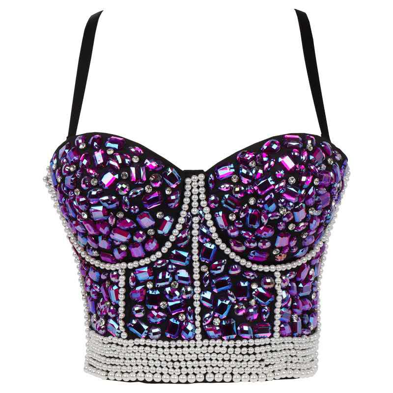 Áo bra đính đá lấp lánh sexy cho nữ