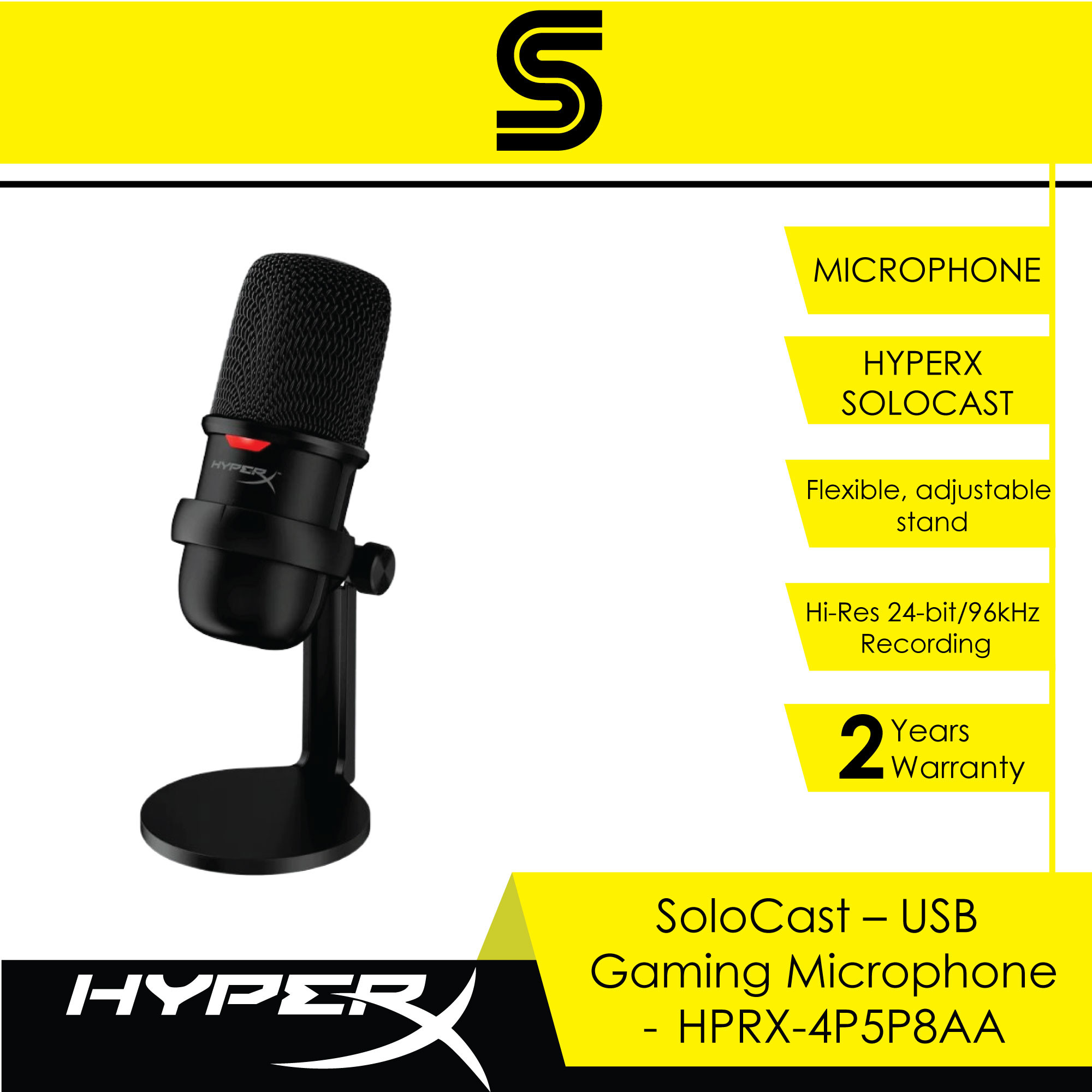HyperX SoloCast USB Microphone (4P5P8AA)
