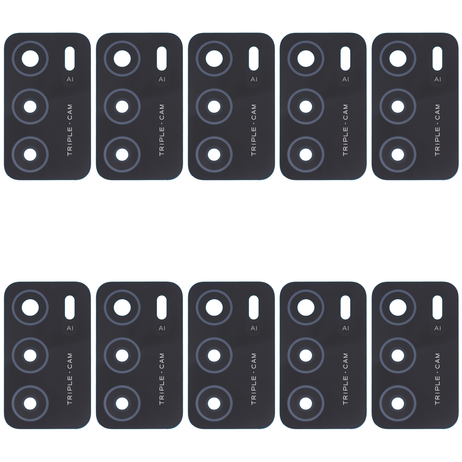 For oppo a16/a16s/a54s 10 pcs back camera lens