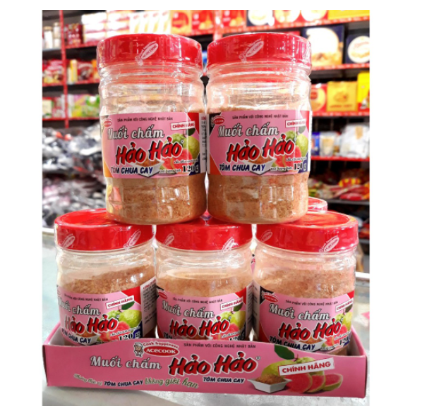 Muối Chấm Hảo Hảo Chua Cay Acecook Hũ 120g