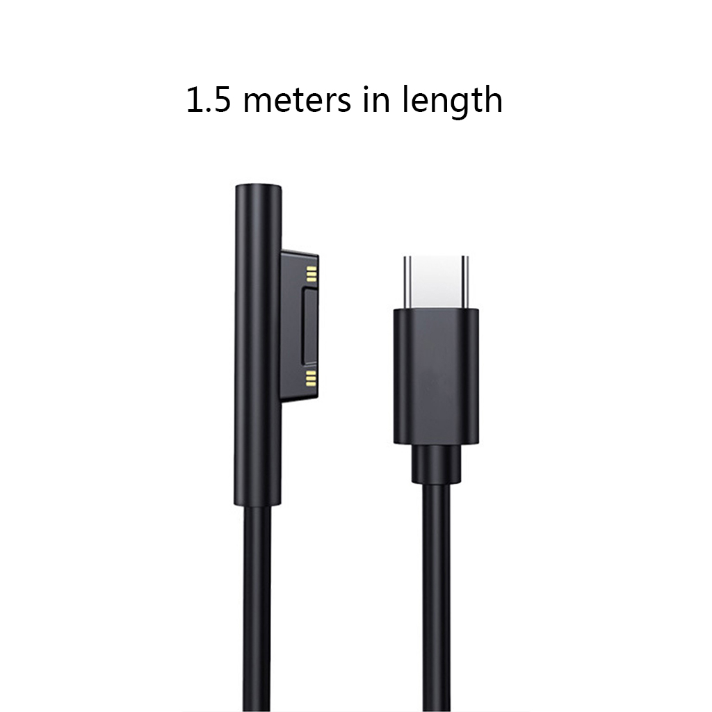 Usb C Bộ chuyển đổi sạc nguồn Cáp Sạc Dây cho Surface Pro 7/6/54/3 máy tính xách tay