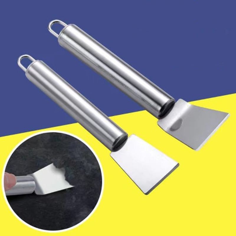 Dragon Multifunctional Stainless Steel Kitchen Cleaning Spatula Scraper Ice Defrosting Remover Oil Stain Cleaning Tool Kitchen