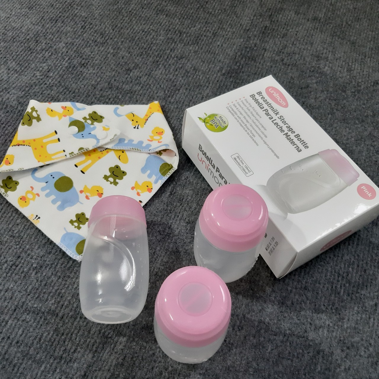 [HCM]Bộ 3 bình trữ sữa mẹ Unimom UM880045 150ml
