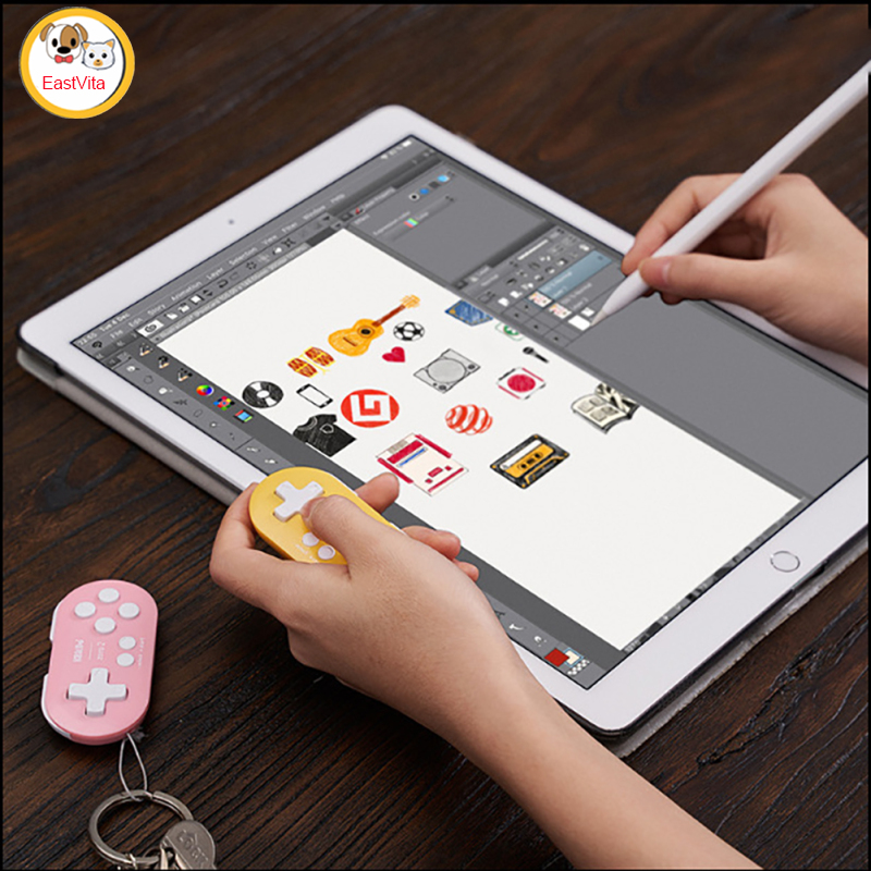 8bitdo Zero 2 Wireless Bluetooth-compatible Gamepad Mini Handle Game Controller Mobile Computer Painting Ns Game Joystick