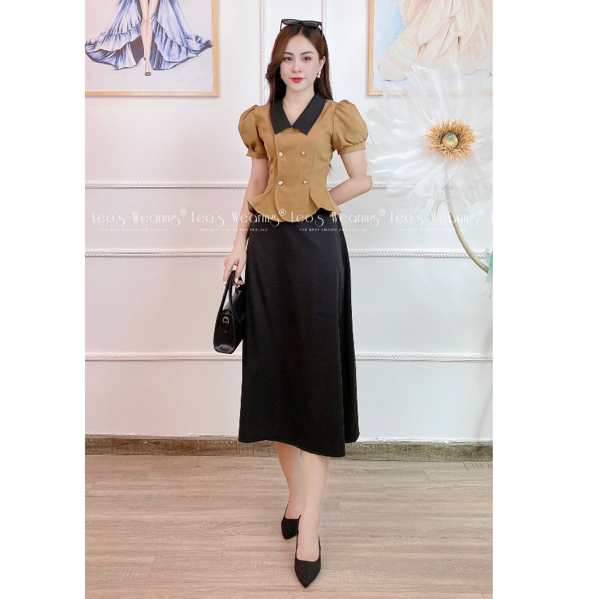 C396 LEOSWEARING set váy công sở