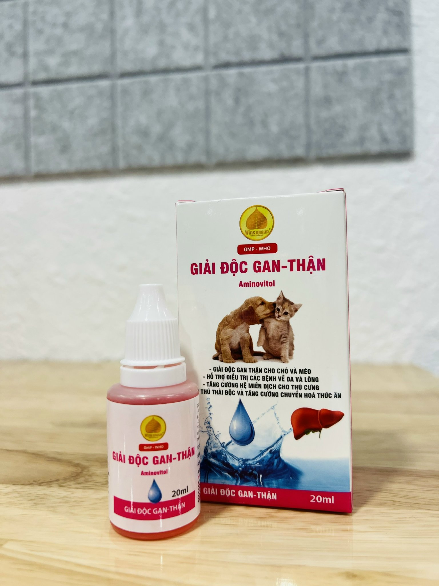 Giải độc gan thận chó mèo