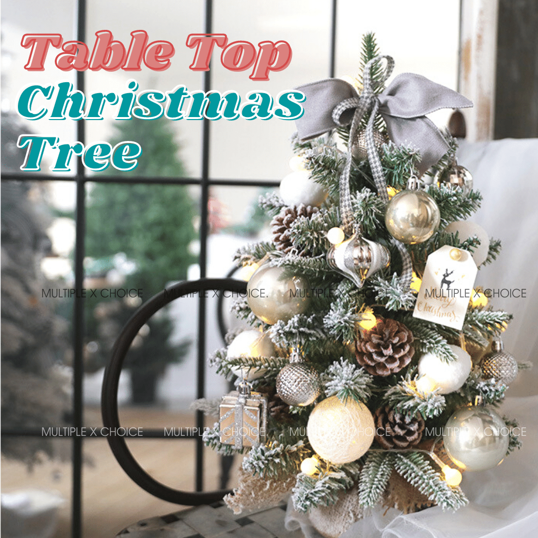 Table Top Christmas Tree with Ornament Set (45CM Height) Lazada Singapore