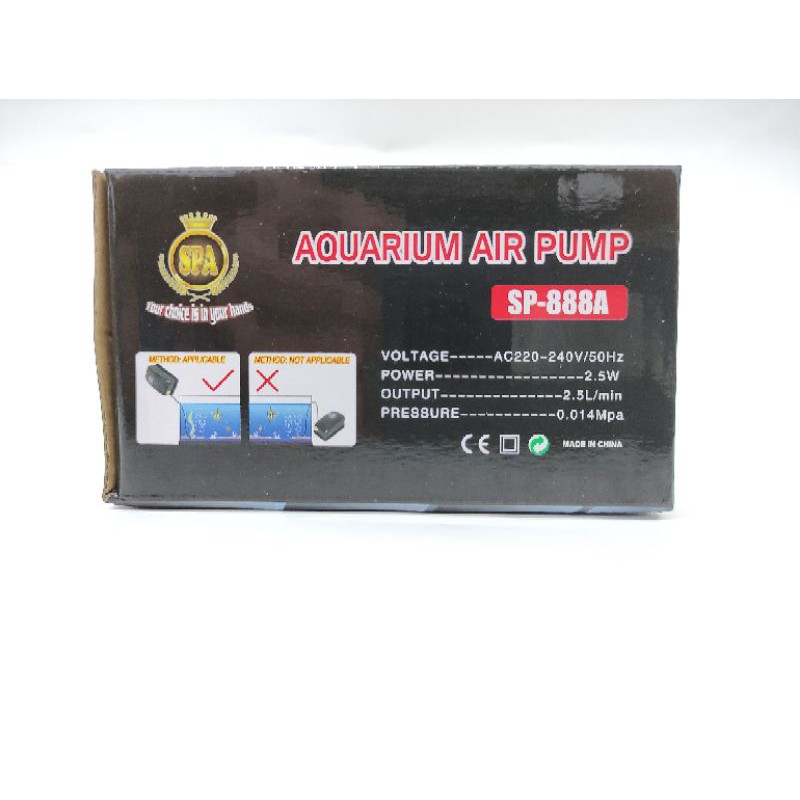 Airpump aerator udara SPA 888A