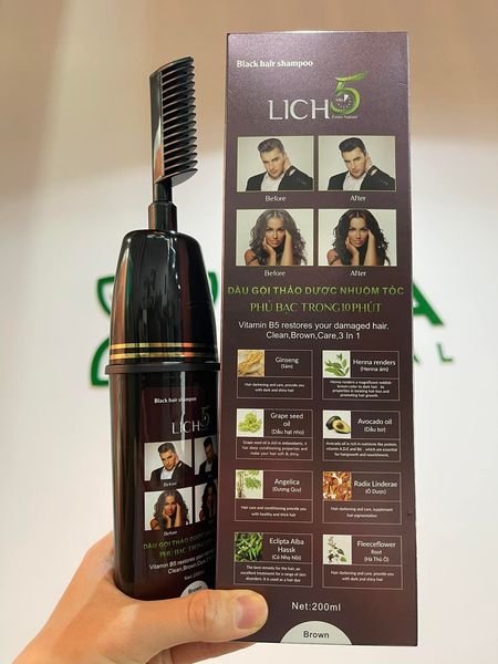 Dầu gội phủ bạc Lich5