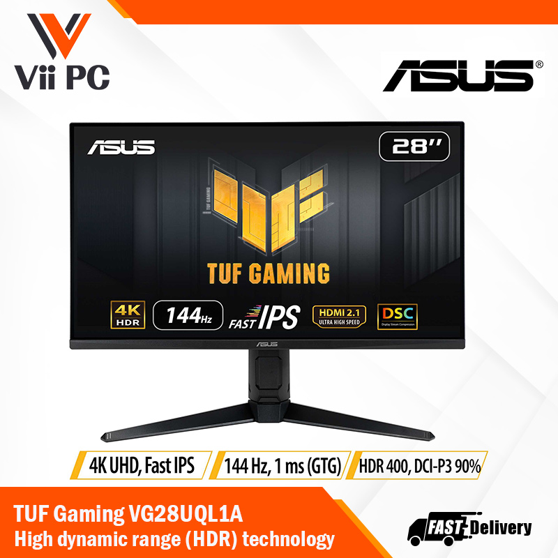 Asus TUF Gaming VG28UQL1A | 28 Inch 4K UHD | IPS | 144Hz | 1ms | G