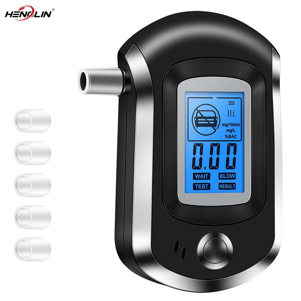Professional LCD Backlight Display Detector Digital Breath Alcoholmeter Tester Auto Driving Safety Detection Device Tool