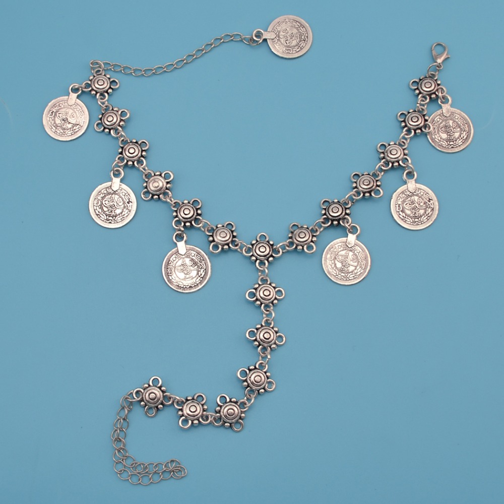 Boho%20Tibetan%20Coachella%20Flower%20Hippie%20Gypsy%20Vintage%20Coin%20Pendant%20Anklet%20Chain%20Barefoot%20Sandals%20Enkelbandje%20-%20Image%203